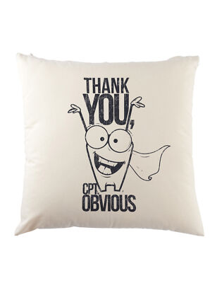 Thank You Captain Obvious Dekokissen Fun Geek Nerd Computer Scientist Coder