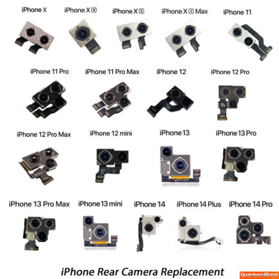 iPhone X/XS/XR/11/12/13/14 Pro/Max Mini Plus Rückkamera-Modul NEU 1x