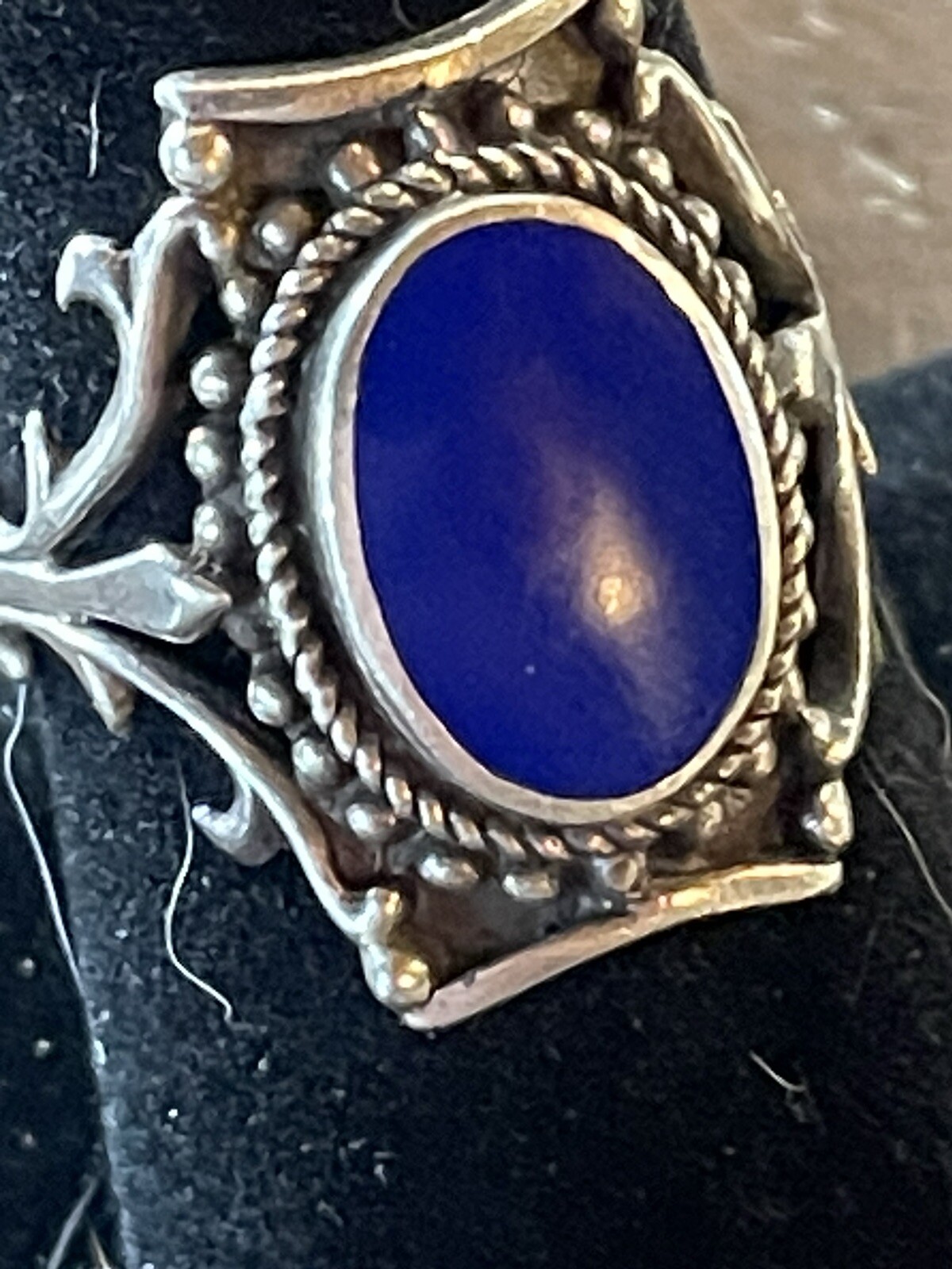 925 STERLING SOLID SILVER DESIGNER RING SIZE  8 1… - image 2