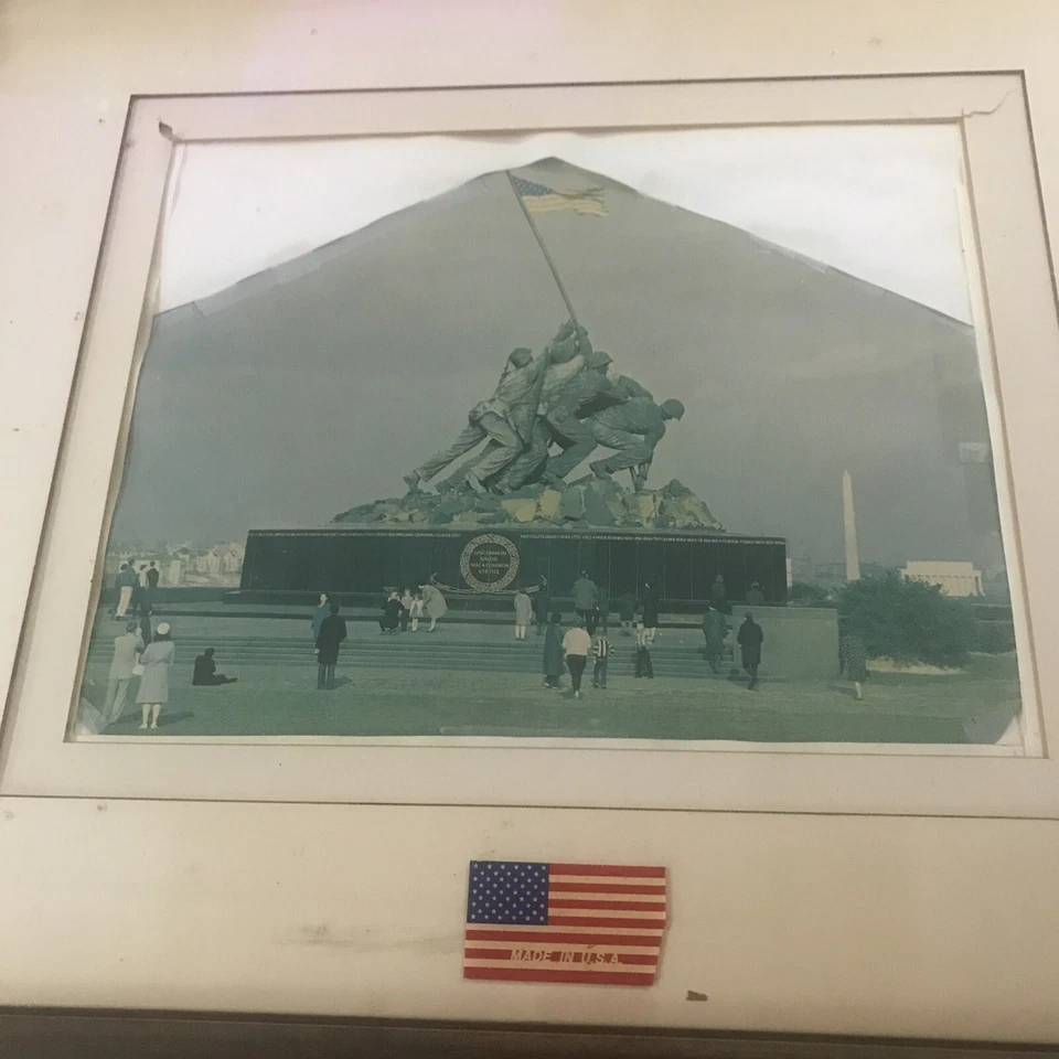 Iwo Jima Memorial, Washington Poster Art Print,Photography Home Made Decor 14x11 - Image 2 of 2