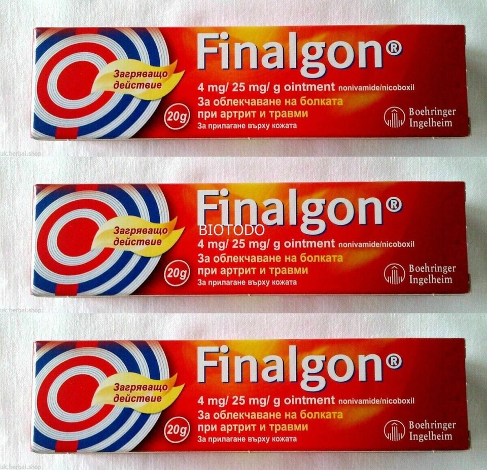 Finalgonn Ointment Arthritis Rheumatism Joint & Muscle Pain Sports