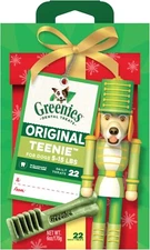 110 Greenies Teenie Dental Dog Chew Holiday Dog Treats, 5 boxes 22 unit Pack