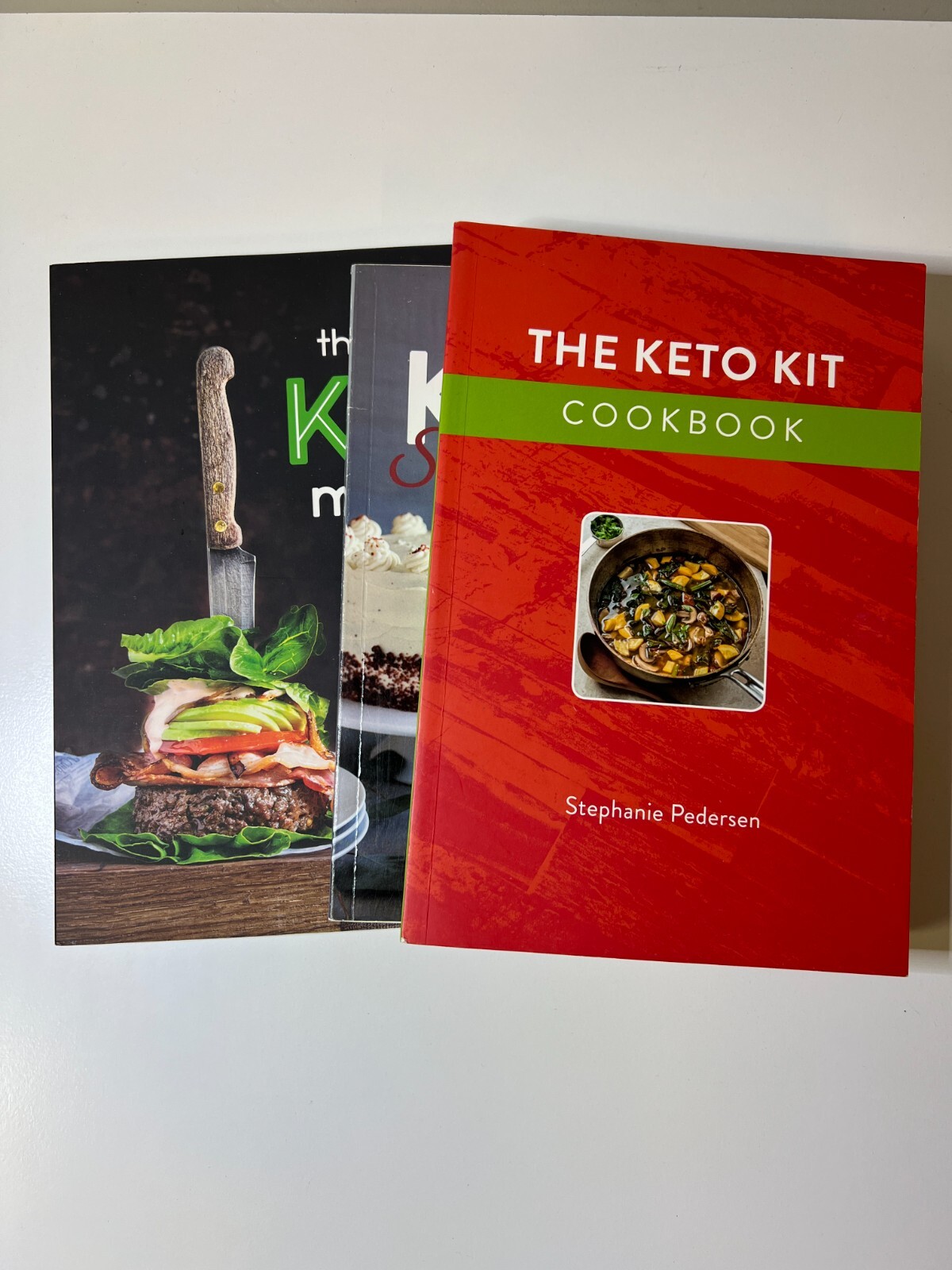 Keto Books Lot of 3 Keto Kit Cookbook, Beginners Keto Meal Plan, Sweet Treats