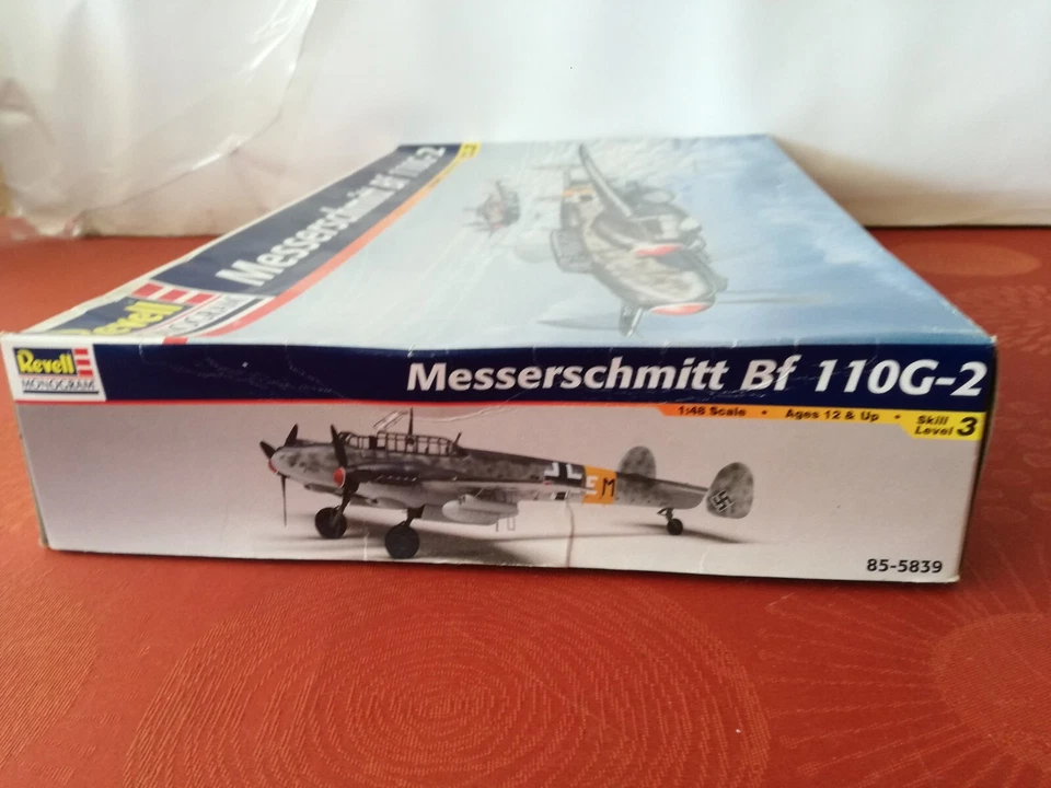 REVELL/monogram 85-5839 Messerschmitt Bf 110 G-2 KIT 1/48 - completo - Immagine 3 di 4