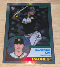 2021 Topps Archives Ha-Seong Kim 1983 Topps Silver Rainbow Foil Rookie /150