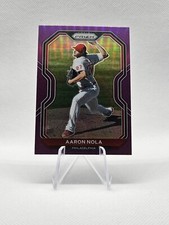 2021 Panini Prizm - Tier II Red Mojo Prizm #147 Aaron Nola