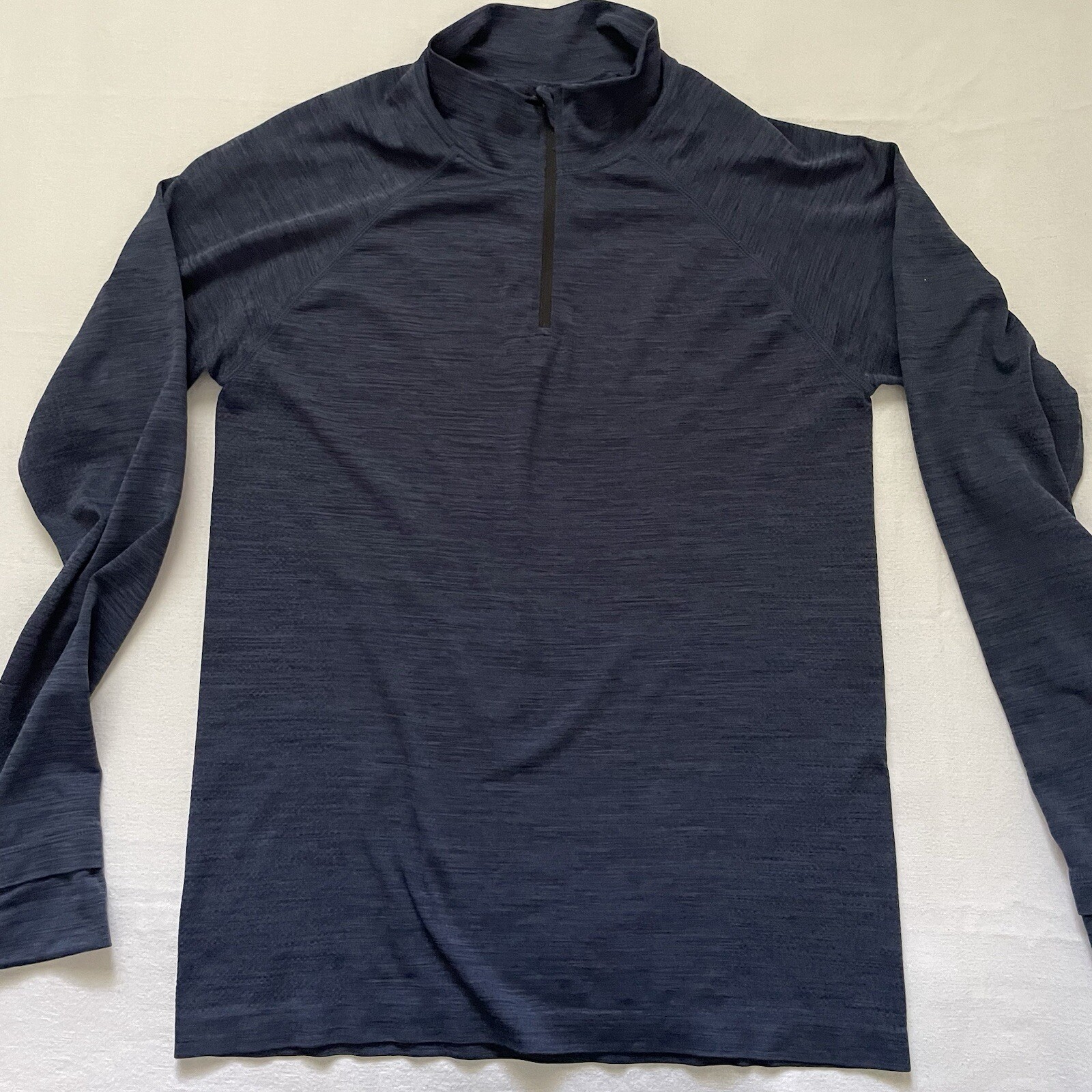 Fabletics Men Pullover MEDIUM Navy BLUE Athletic … - image 2