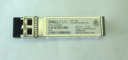 DELL SFP + SR 10GBASE-SR 850nm FTLX8574D3BCL-DL Optical Transceiver 0C5RNH - Picture 2 of 3