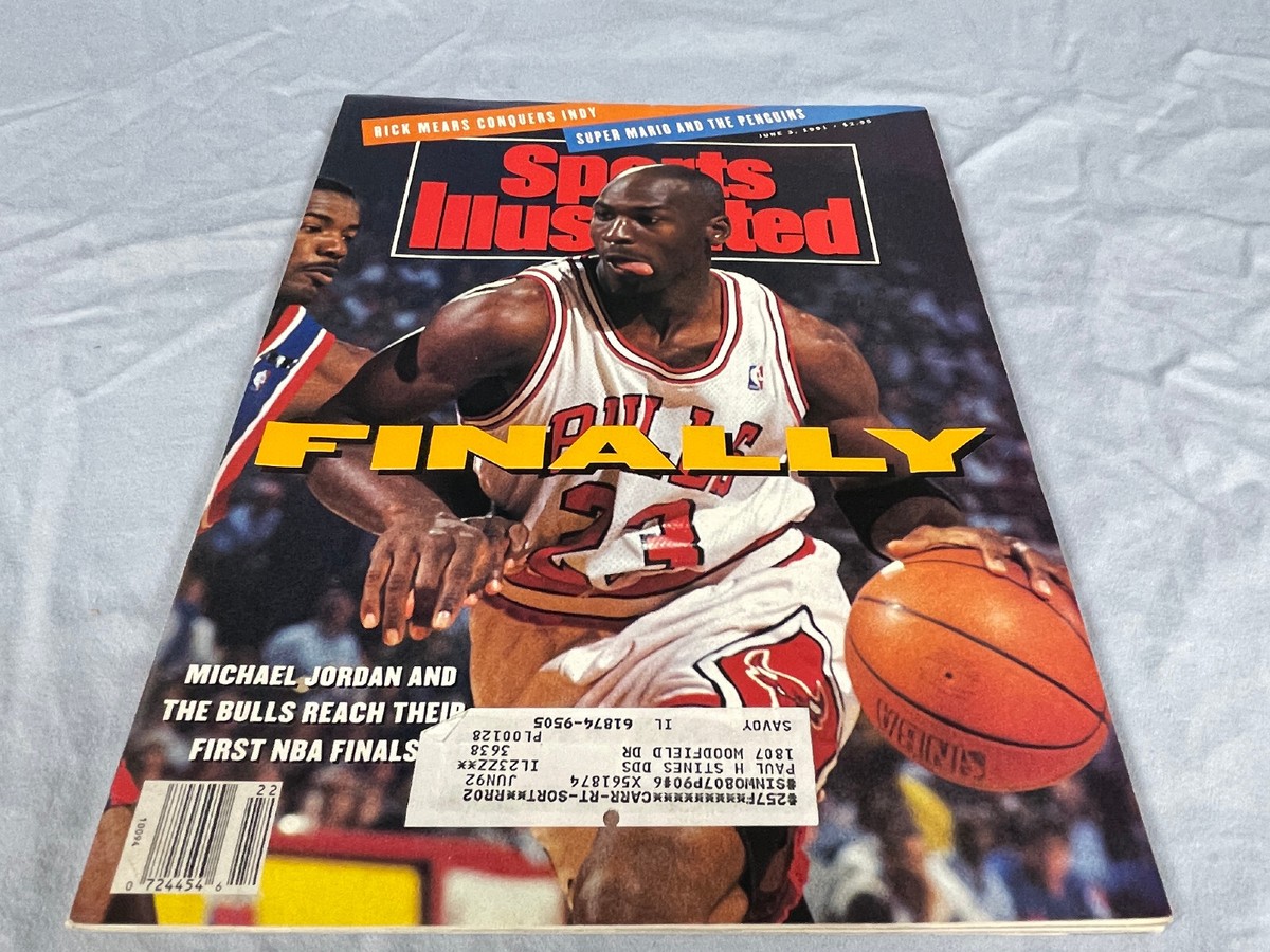 Sports Illustrated NBA Finals Michael Jordan Chicago Bulls FINALLY 6/3/1991