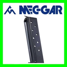 Mec-Gar 9 Round Magazine for 1911 5" FULL SIZE in .38 Super Blued 9rd Mag