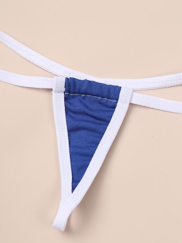 Womens G-String Bottoms Thong Solid Color T-Back Underwear Panties Pool Party - Picture 112 of 178