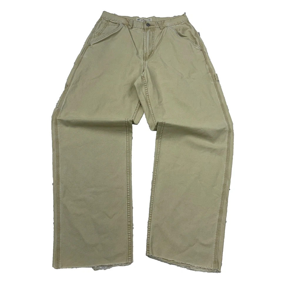 Vintage American Eagle Jeans Men 30x32 Loose Baggy Wide Leg Y2K Cyber Skate AEO - Image 3 of 4