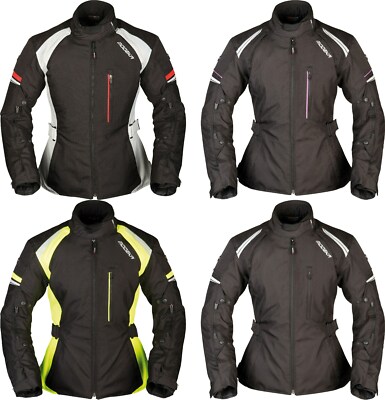 Modeka Violetta Lady Ladies Motorcycle Waterproof Jacket Touring with Protectors