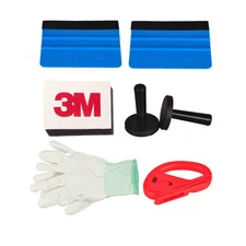 8PCS Professional 3D Auto Vinyl Film Sticker Wrapping Install Tools Kit Set 
