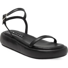 Sandali donna Simon Miller plateau zattera alta neri taglia 38EU difettosi