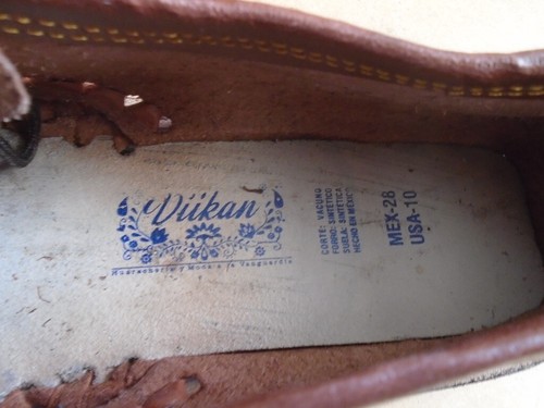 Aztec Calendar Laces Huaraches Men Shoes Size 10 Brown NEW - Picture 5 of 11