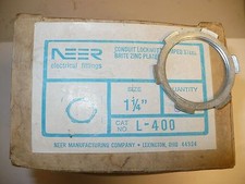 Neer L-400 1-1/4" Rigid Locknut, Lot of 10, New