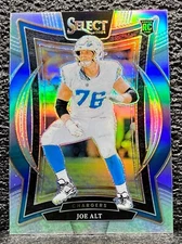2024 Panini Select Football Rookie Base Concourse Silver Prizm - 82 Joe Alt