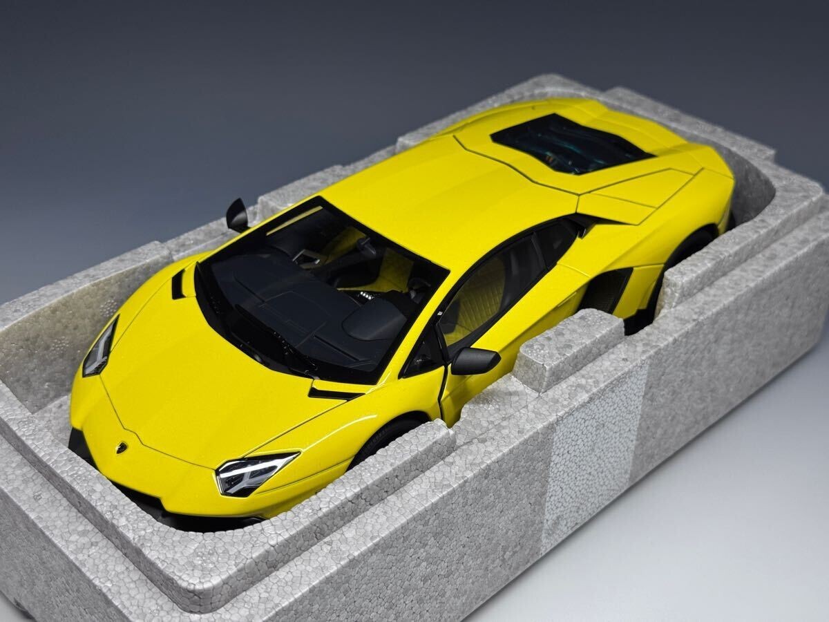 Aa 1 18 Lamborghini Aventador LP720 4 50 Anniversario Yellow 74681