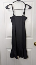 Nastygal Little Black Spaghetti Strap Dress