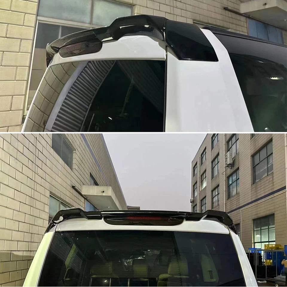 Black For Land Rover Discovery 4 2010-2016 Rear Trunk Spoiler Wing - Image 4 of 4