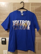 Voltron Legendary Defender Shirt Size L 2017 Blue