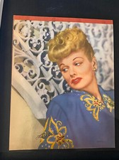Lucille Ball notebook pad of paper, 1940'S, 20 SHEETS LEFT IN PAD