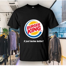 Short Sleeve Tshirt BURGER KING Logo USA SIZE Black Color
