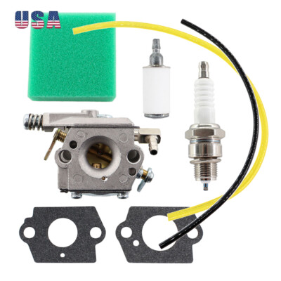 Carburetor For Strikemaster Lazer Mag Xpress Ice Auger with Air Filter Kit