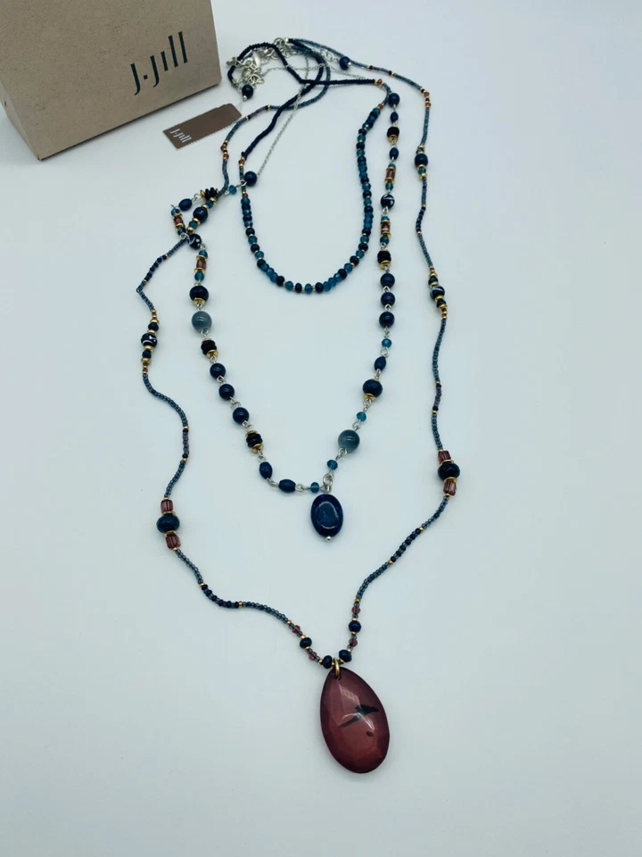 J.Jill ~ NUEVO Precioso Collar Convertible Cielo de Noche ~ Nuevo con Etiquetas (1W5)