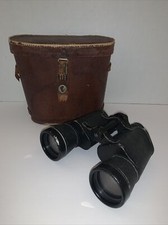 Vintage Tasco Model 318 Binoculars 7x35 Wide Angle 525FT w Case