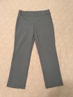 Hilary Radley Ladies Pull-On Pant Houndstooth Black & White Size Large — photo 1