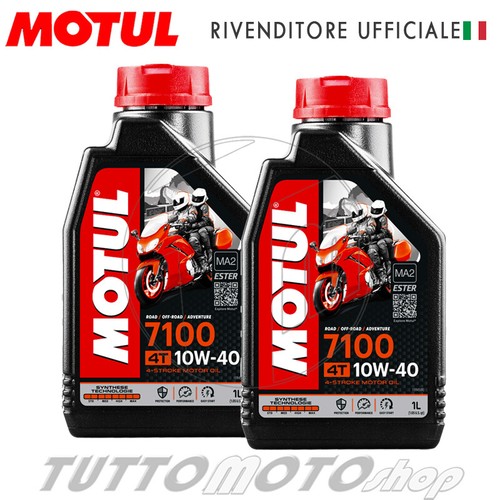 Olio Motore 4T MOTUL 7100 10W 40 MA2 100% SINTETICO Estere API SL, JASO