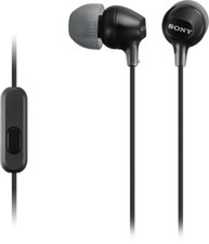 Sony. MDREX14AP Wired Earbud Headphones . Black  white