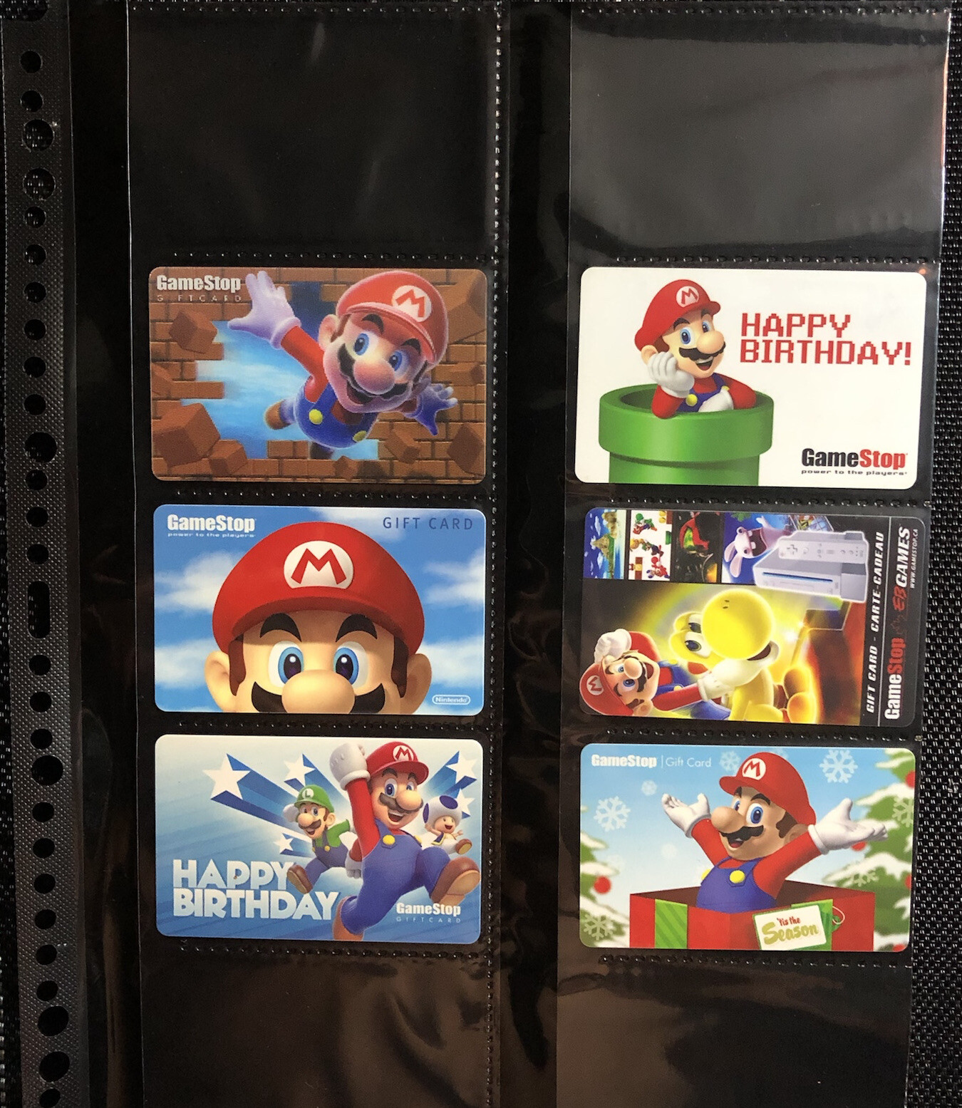 NINTENDO Super Mario GAMESTOP CARDS Trading Prepaid eShop Gift Cards |