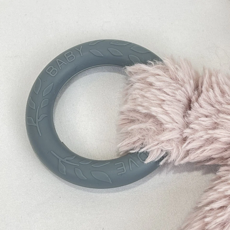 Little Giraffe Love Cuddle Boo Polvoriento Rosa Vaca Mordedor Etiqueta A lo largo Lovey Juguete 107049 Foto 4 de 4