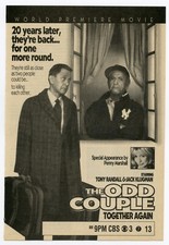 The Odd Couple Movie World Premiere TV Guide Promo Ad Tony Randall, Jack Klugman