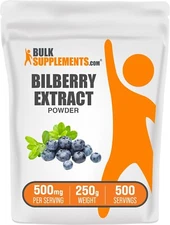 BulkSupplements Bilberry Extract Powder 250g - 500mg per Serving
