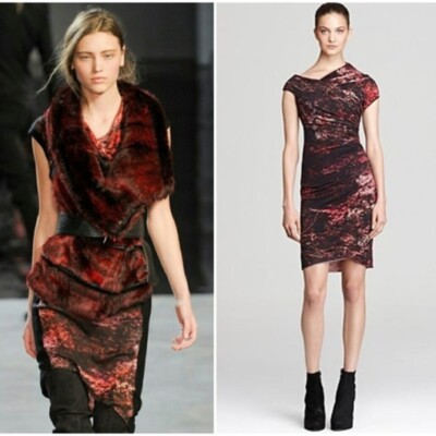 strapless open back dress Pearl Strap Backless Cowl Mini Dress - Burgundy main image 0