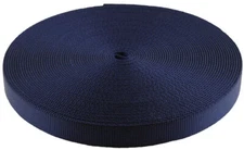 3/4 Inch Navy Blue Heavy Plus Nylon Webbing Closeout, 20 Yards