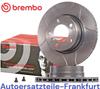 2 STÜCK BREMBO MAX LINE Bremsscheiben VORNE BMW 5er E60, 5 Touring E61