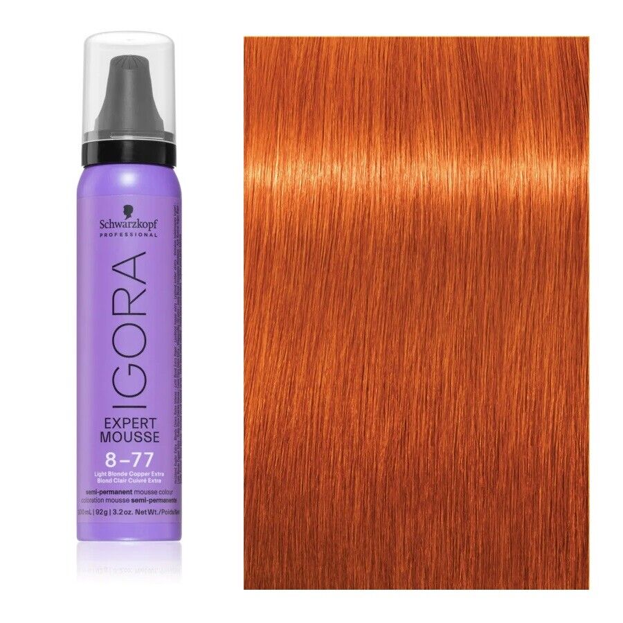 Igora Expert Mousse 8.77 Light Blonde Copper Extra 100ml