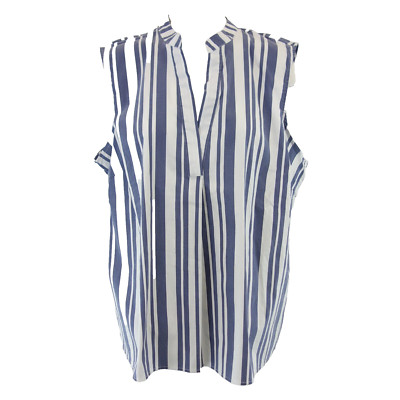Shirt MORE and MORE Blau Weiß Damen Tunika Top Sommershirt DE 46 3XL Np 49 Neu