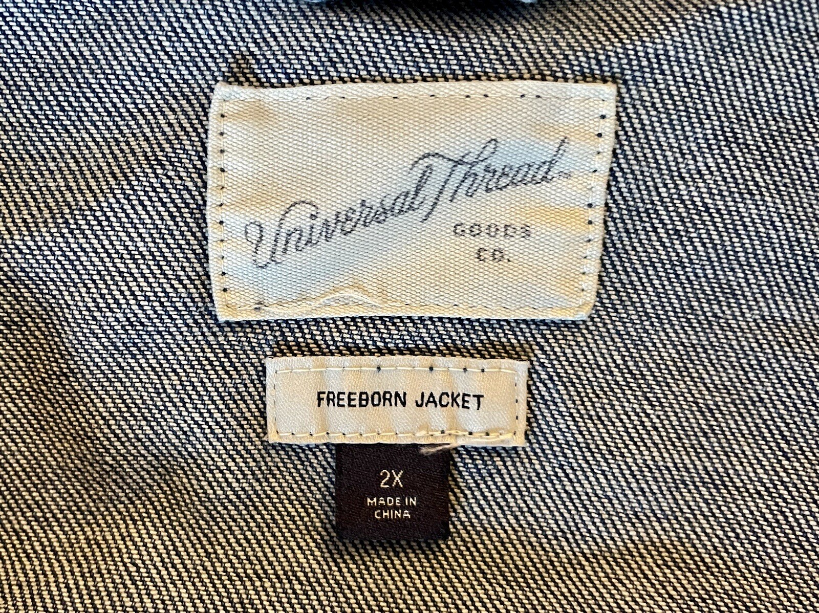 Universal Thread Freeborn Jacket Blue SIZE 2X - image 4