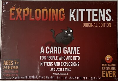 EXPLODING KITTENS Card Game Original Edition NEW SEALED 2020