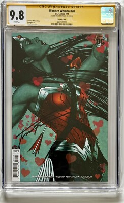 WONDER WOMAN 70 Frison CGC SS 9.8 SIGNED VARIANT COVER 2019 | eBay