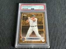 2022 TOPPS GILDED #123 MIGUEL CABRERA *BASE #39/99 PSA 10 GEM MINT*  TIGERS