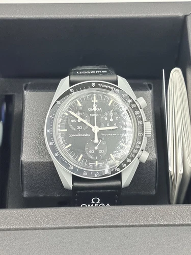 swatch x omega bioceramic moonswatch mission to the moon