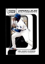 2009 Topps Unique Unparalleled Performances #UP05 Orlando Hudson Dodgers
