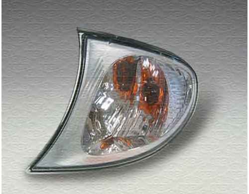 Frontblinker Links 3ER BMW E46 2001-2004 Weiss MIT Chromiertem Rahmen Marelli-image